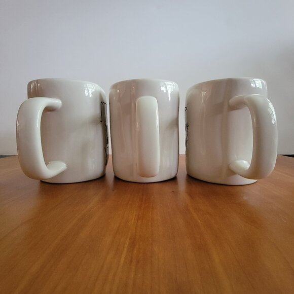 Three (3) Rae Dunn Ceramic Deck the Halls/Christmas Tree Mugs - Picture 7 of 10